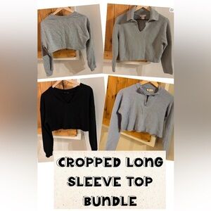 Cropped Long Sleeve Top Bundle